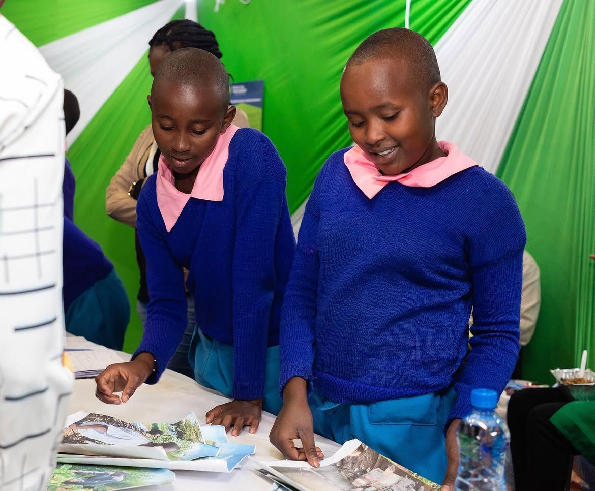 Students learning at the 2023 Agri Africa Expo 