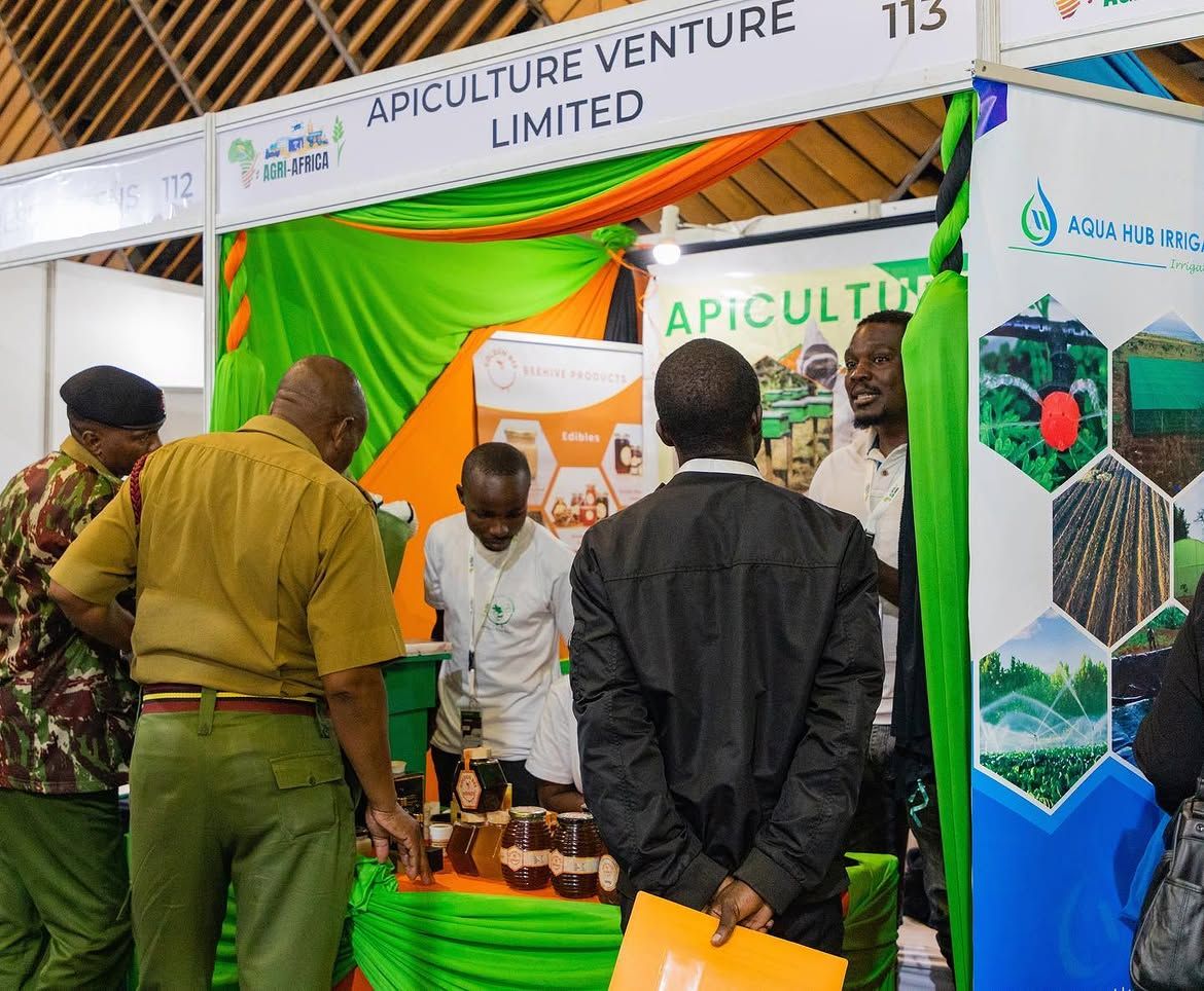 Visitors Interacting with Exhibitors 